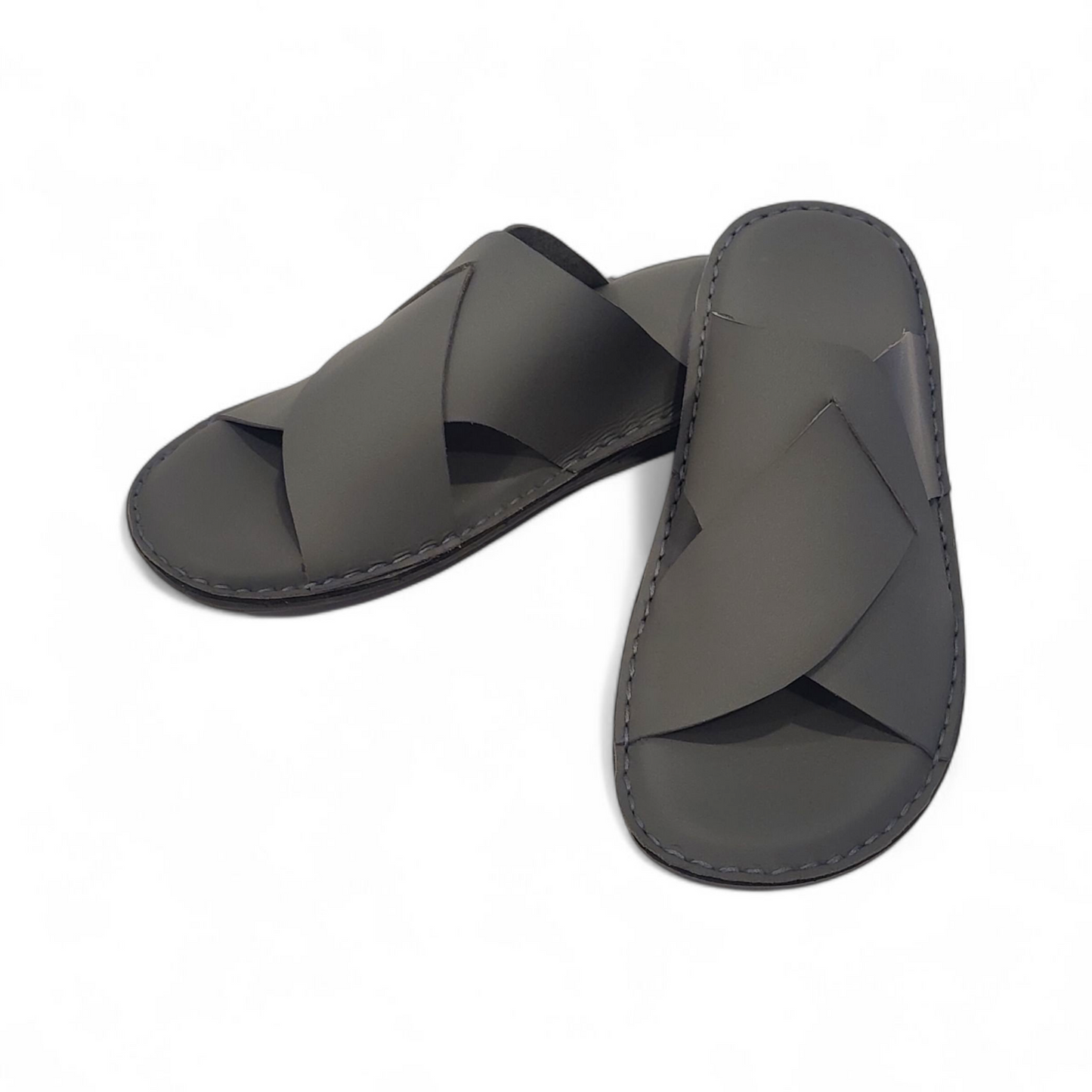 Handmade Leather Slippers (TC-64)