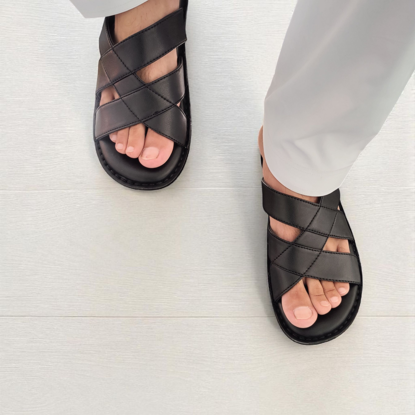 Handmade Leather Slippers (TS-82)