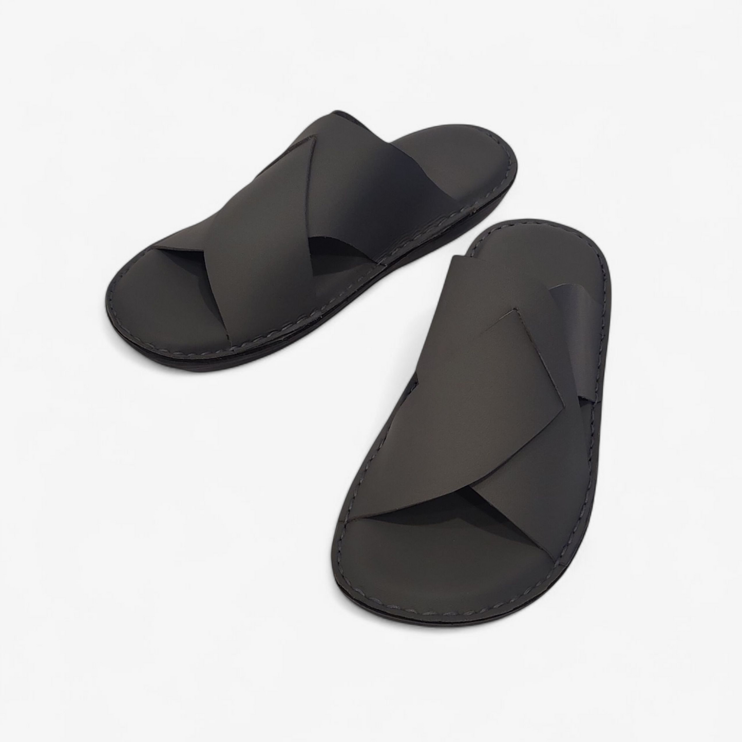 Handmade Leather Slippers (TC-64)