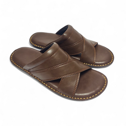 Handmade Leather Slippers (TS-77)