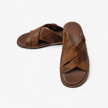 Handmade Leather Slippers (TC-93)