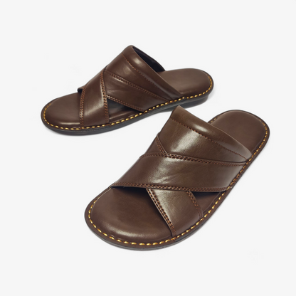 Handmade Leather Slippers (TS-77)