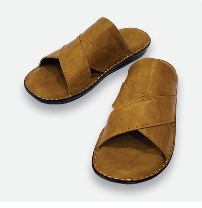 Handmade Leather Slippers (TS-79)