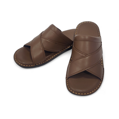 Handmade Leather Slippers (TS-77)