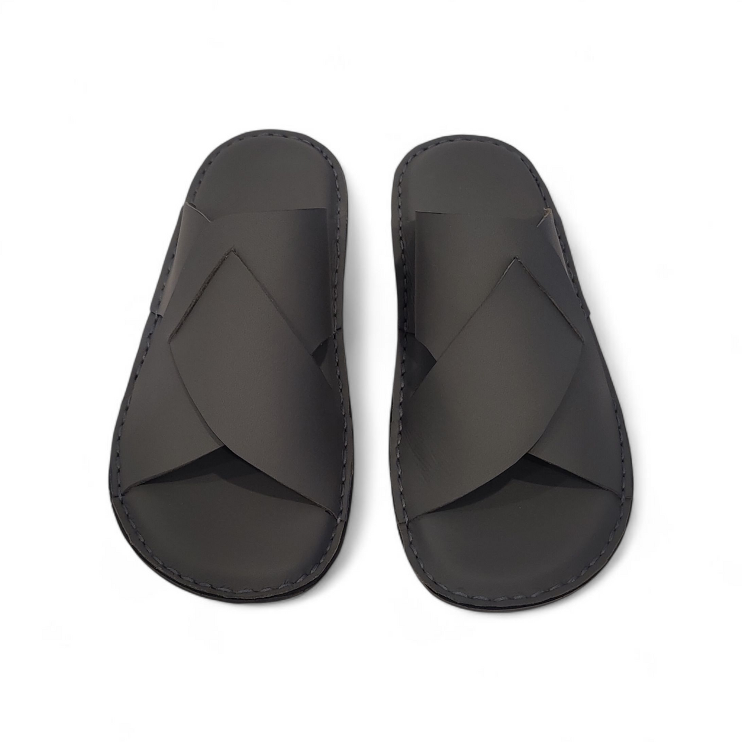 Handmade Leather Slippers (TC-64)