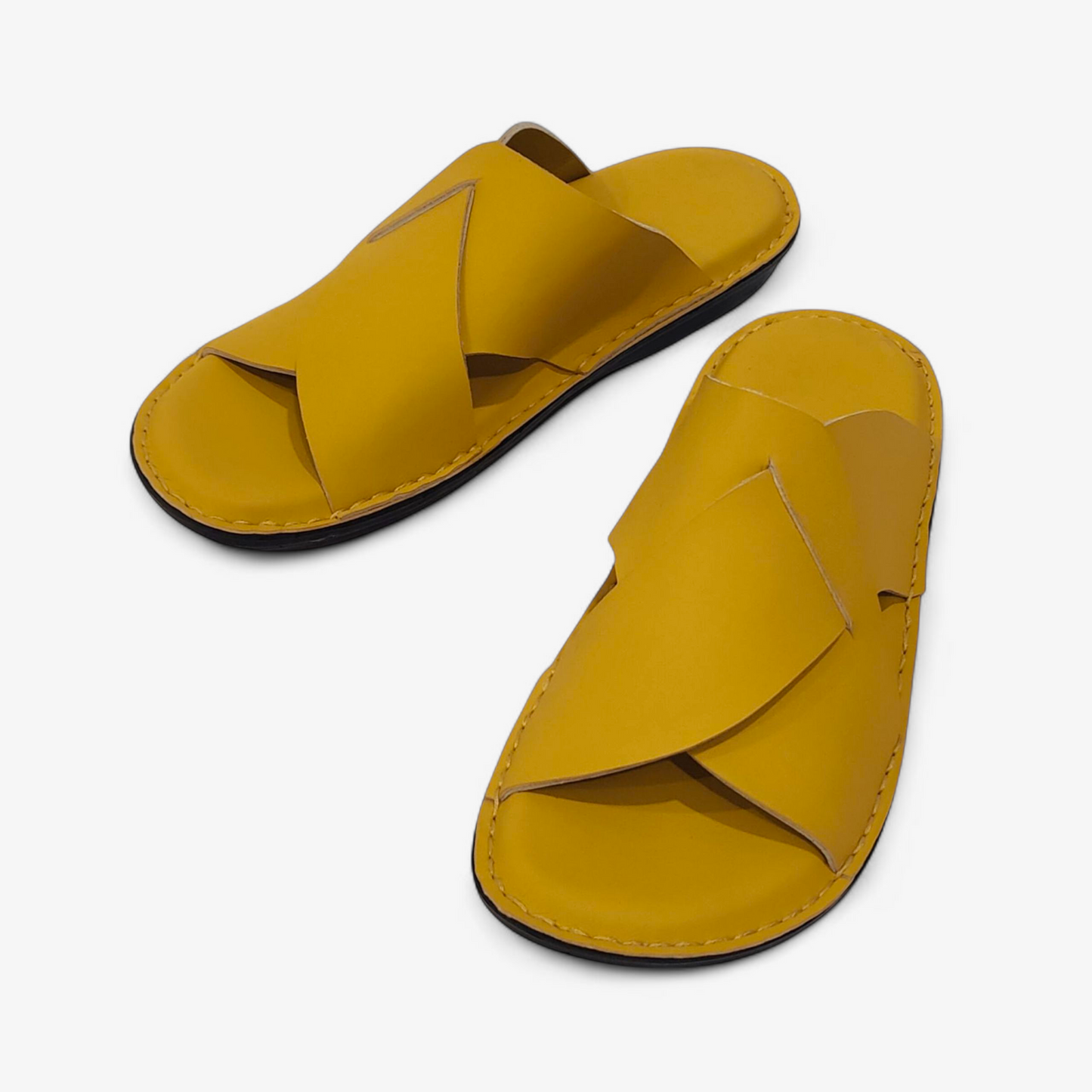 Handmade Leather Slippers (TC-62)