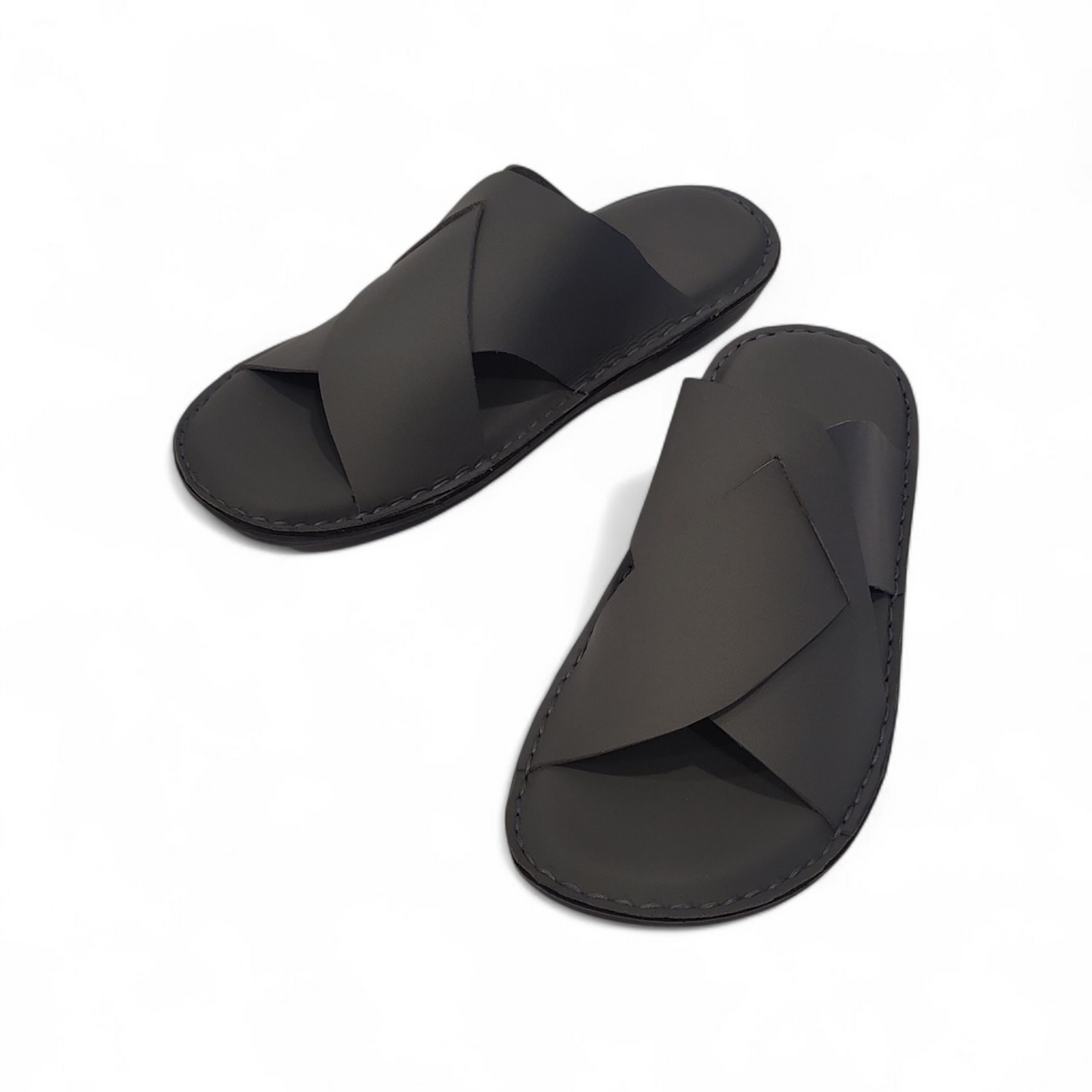 Handmade Leather Slippers (TC-64)