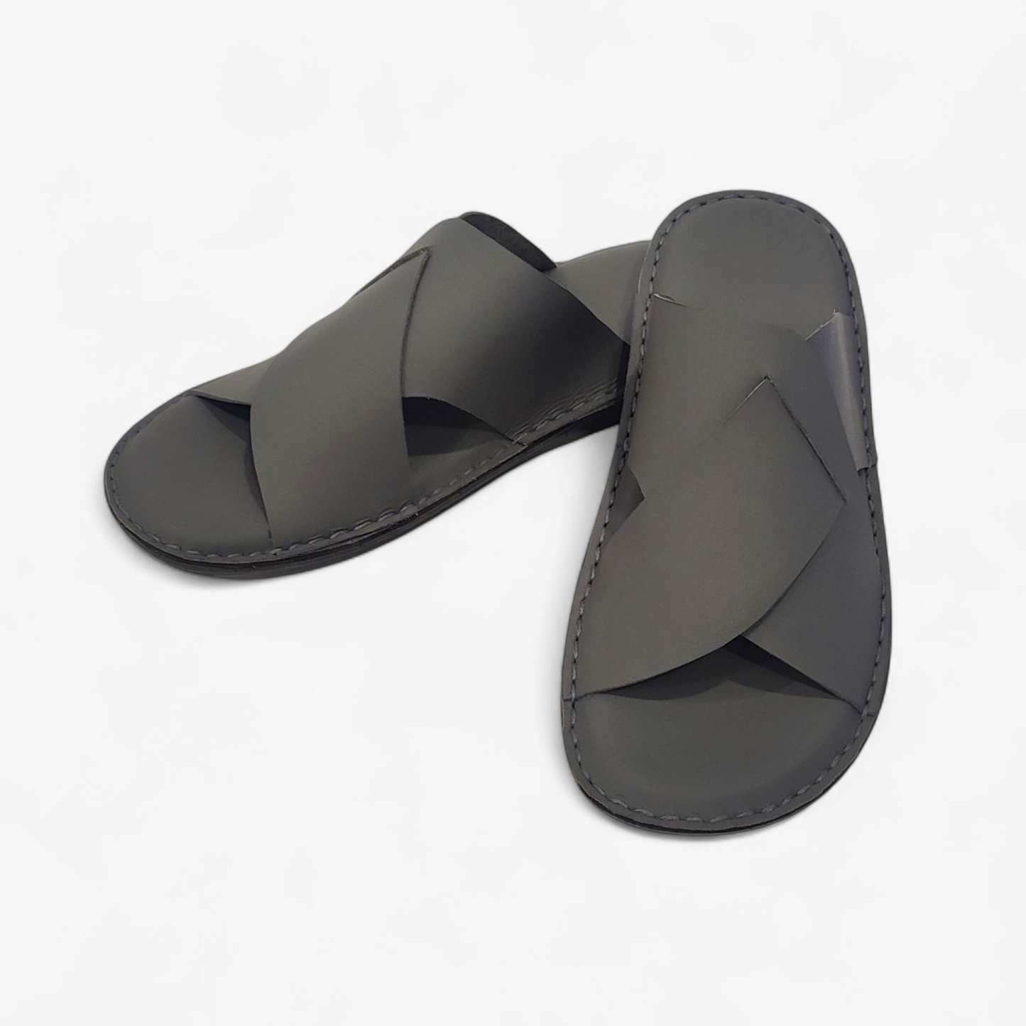 Handmade Leather Slippers (TC-64)