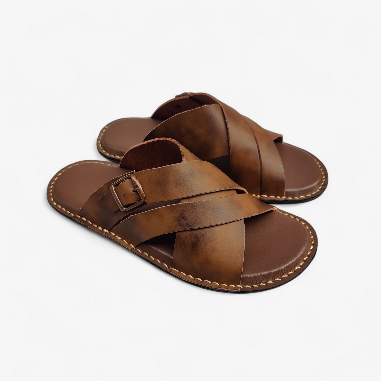 Handmade Leather Slippers (TC-93)