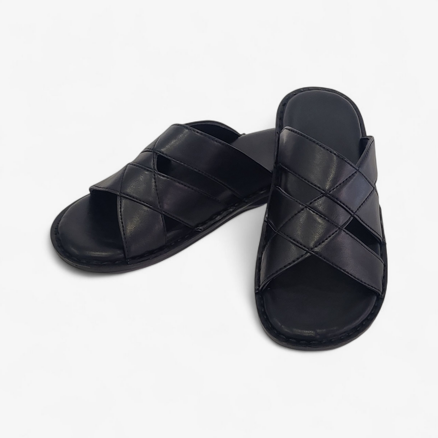 Handmade Leather Slippers (TS-82)